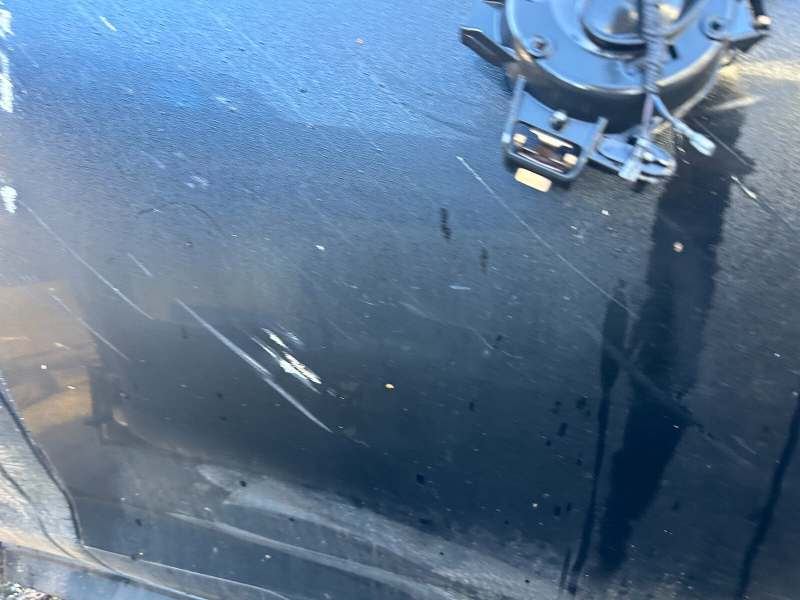 2017 AUDI A6 C7 OSF DRIVER SIDE FRONT DOOR BARE BLACK LY9B DENTS