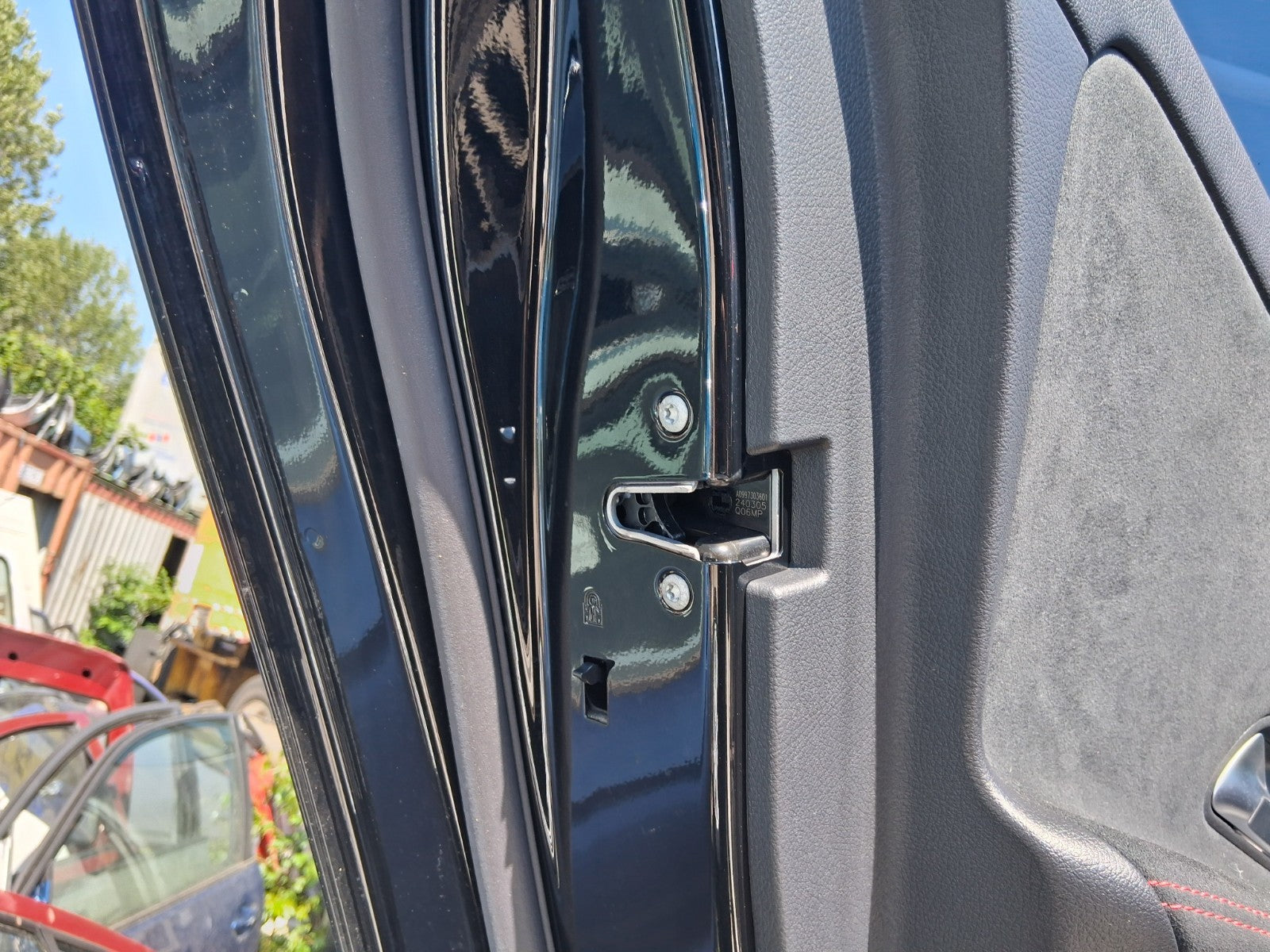 2023 MERCEDES BENZ A CLASS AMG W177 HATCH NSR PASSENGER REAR DOOR LOCK MECHANISM