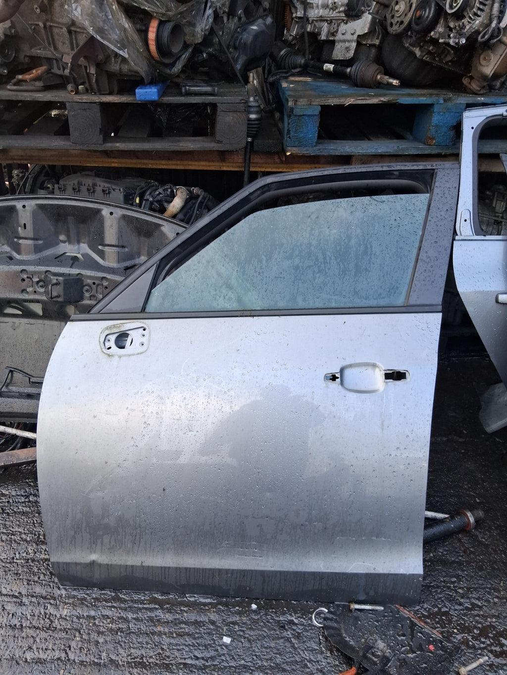 2017 VAUXHALL ZAFIRA C TOURER NSF PASSENGER SIDE FRONT LEFT BARE DOOR GREY