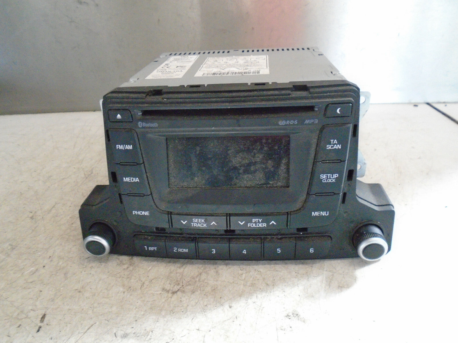 HYUNDAI I10 MK2 2016 RADIO CD PLAYER STEREO HEAD UNIT 96170B90504X