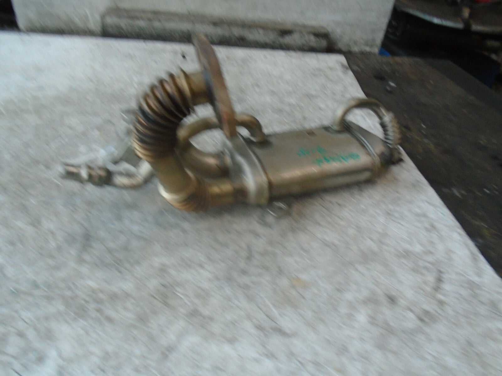 NISSAN QASHQAI 2018 J11 1.5 DIESEL EGR VALVE COOLER 147350364R