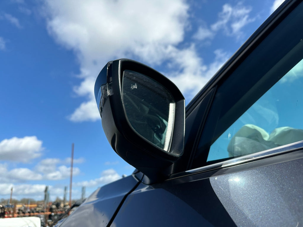 2023 VOLKSWAGEN T CROSS NS PASSENGER SIDE WING MIRROR GREY LB7Q BLIND SPOT