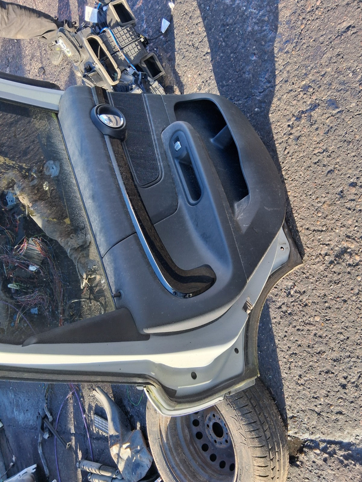 2021 BMW MINI COUNTRYMAN F60 NSR REAR PASSENGER SIDE LEFT BARE DOOR