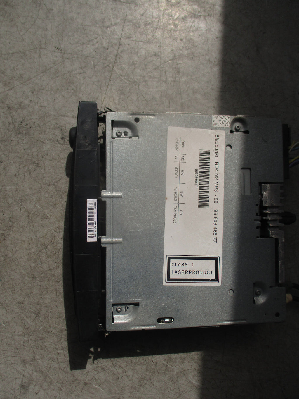 2007 CITROEN C8 MK1 RADIO CD PLAYER STEREO CONTROL HEAD UNIT 9660646677