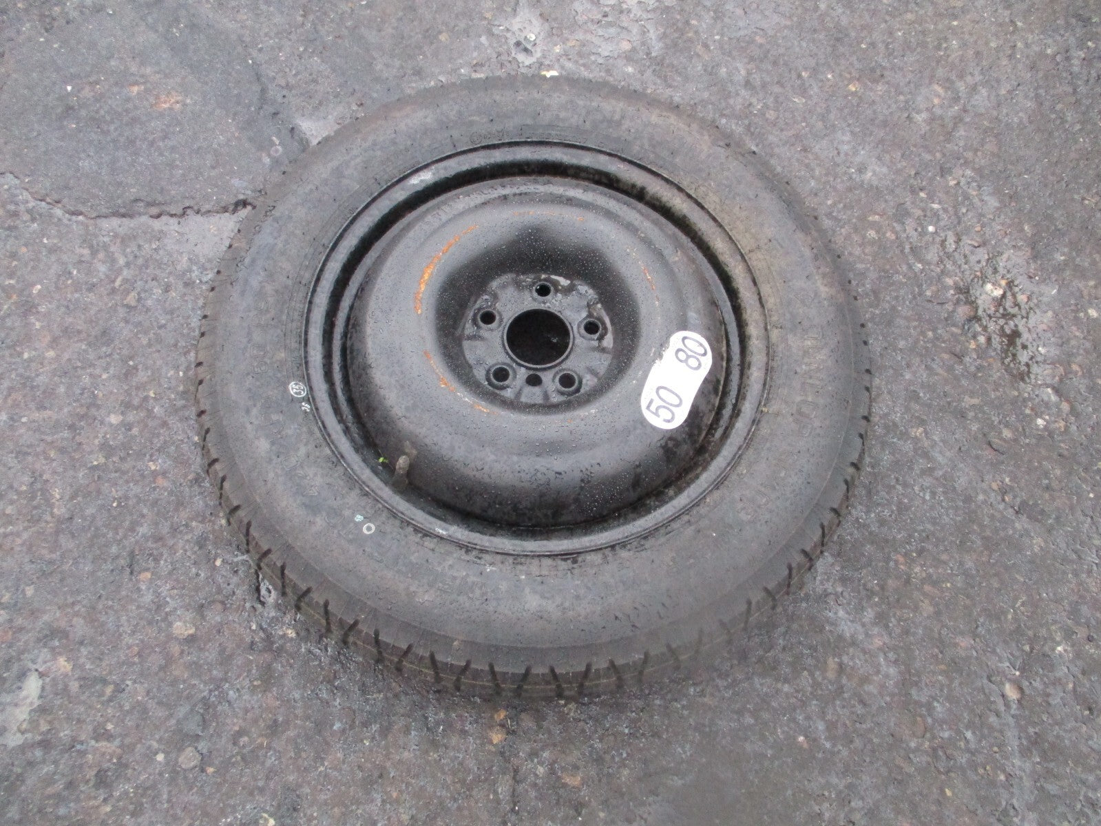 2020 NISSAN X TRAIL T32 SPACESAVER WHEEL WITH TYRE T155/90D17