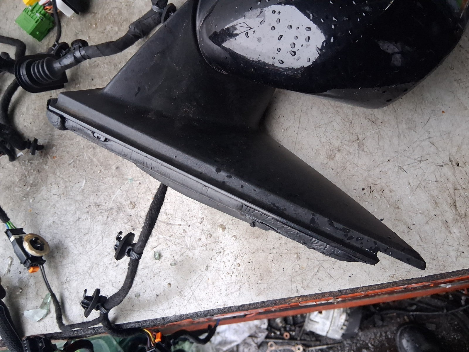 2023 CITROEN C4 MK3 OSF DRIVER SIDE RIGHT WING MIRROR POWER FOLD BLACK 984653529