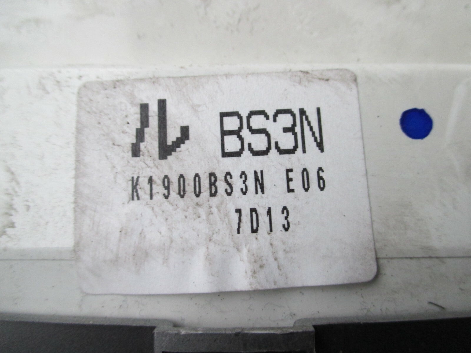 MAZDA 3 2007 MK1 HEATER CONTROL PANEL K1900BS3N