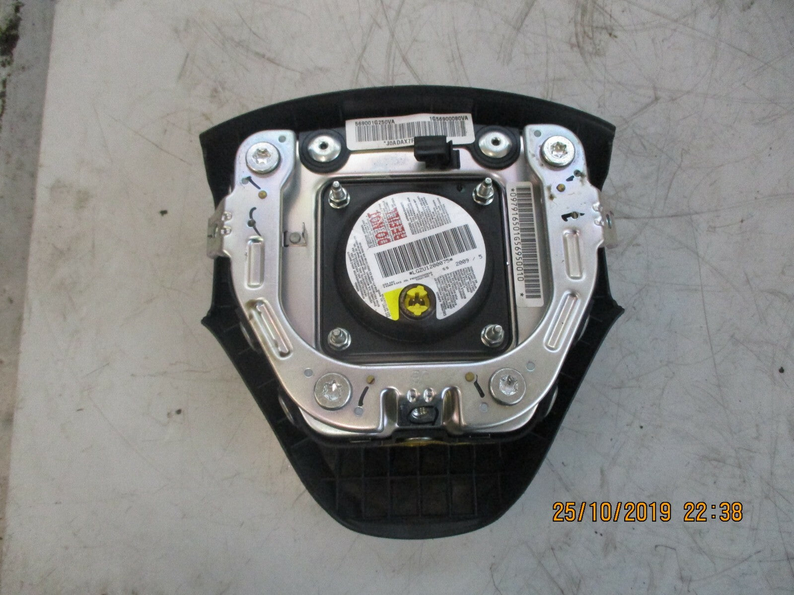 KIA RIO JB MK2 STEERING WHEEL AIRBAG SAFETY BAG 569001G250VA