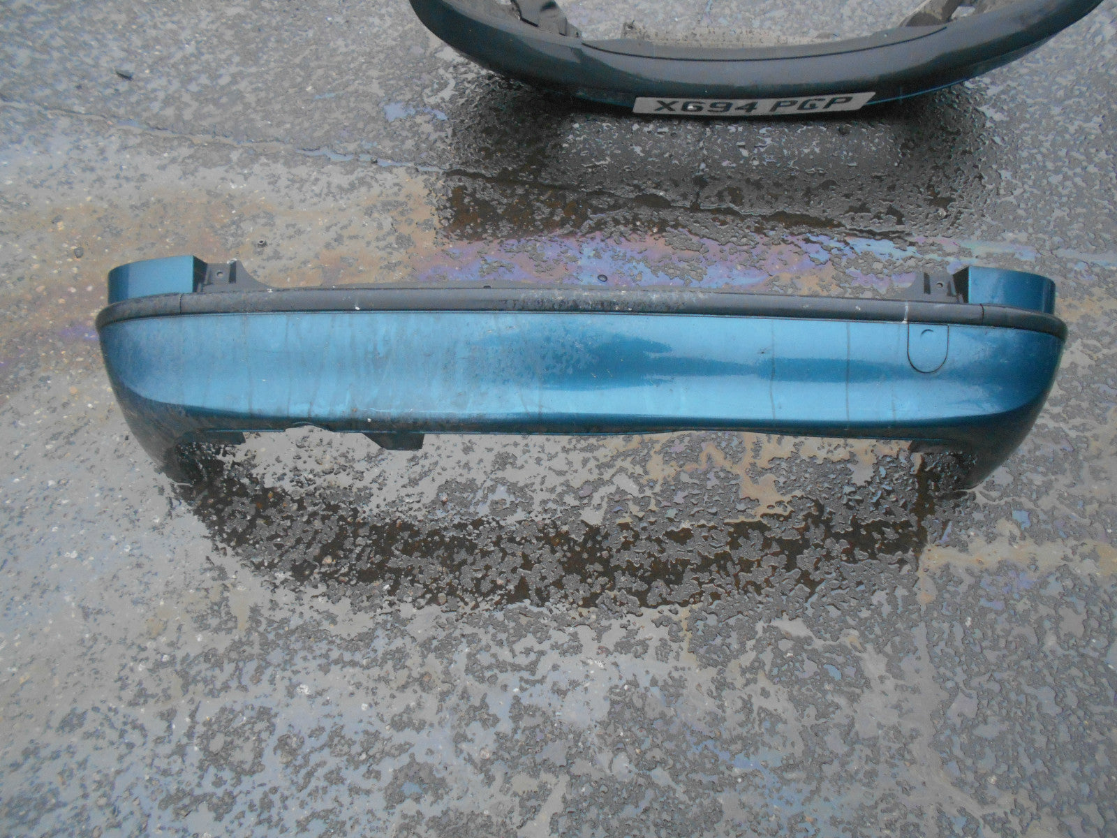 VAUXHALL ZAFIRA A 2001 PRE FACELIFT REAR BUMPER BLUE