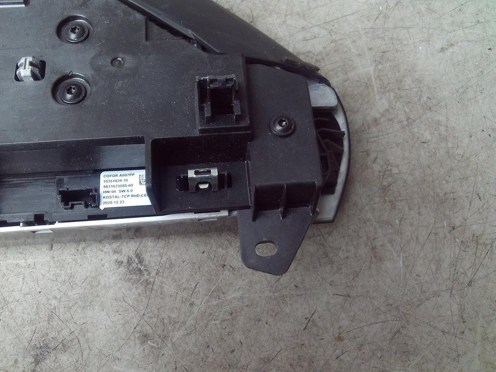 2021 CITROEN C4 MK3 MULTIFUNCTION MEDIA NAVIGATION DISPLAY UNIT 984045658001