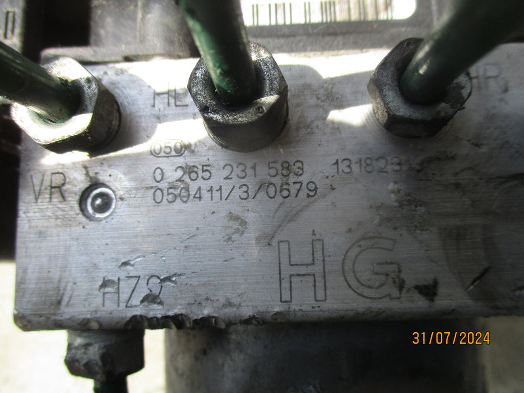2005 VAUXHALL CORSA C ABS PUMP MODULATOR 13182319