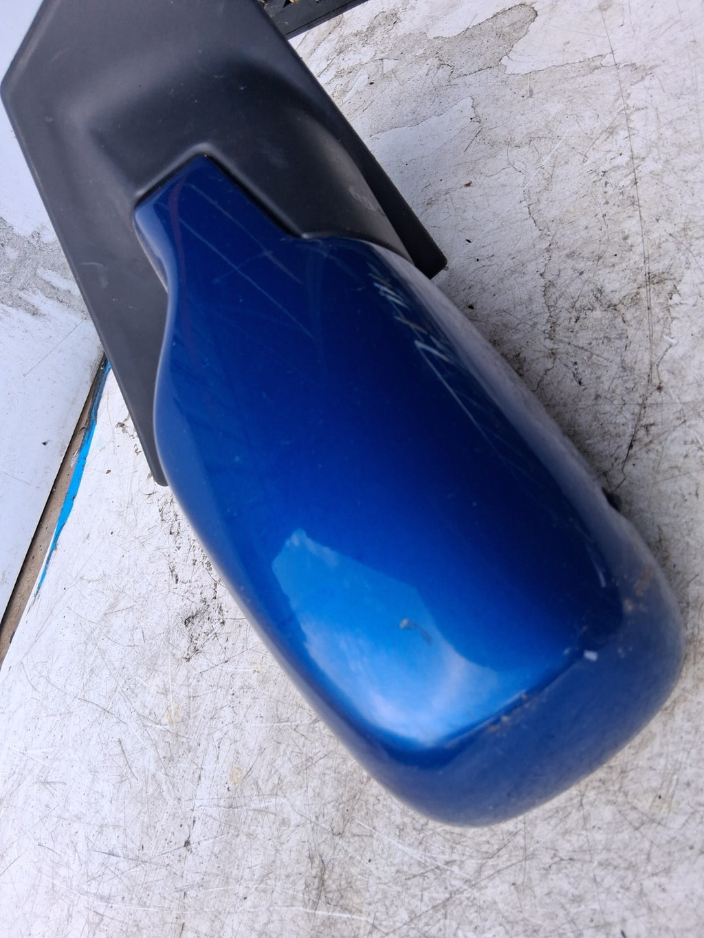 2008 RENAULT CLIO MK3 OSF DRIVER SIDE FRONT ELECTRIC WING MIRROR BLUE