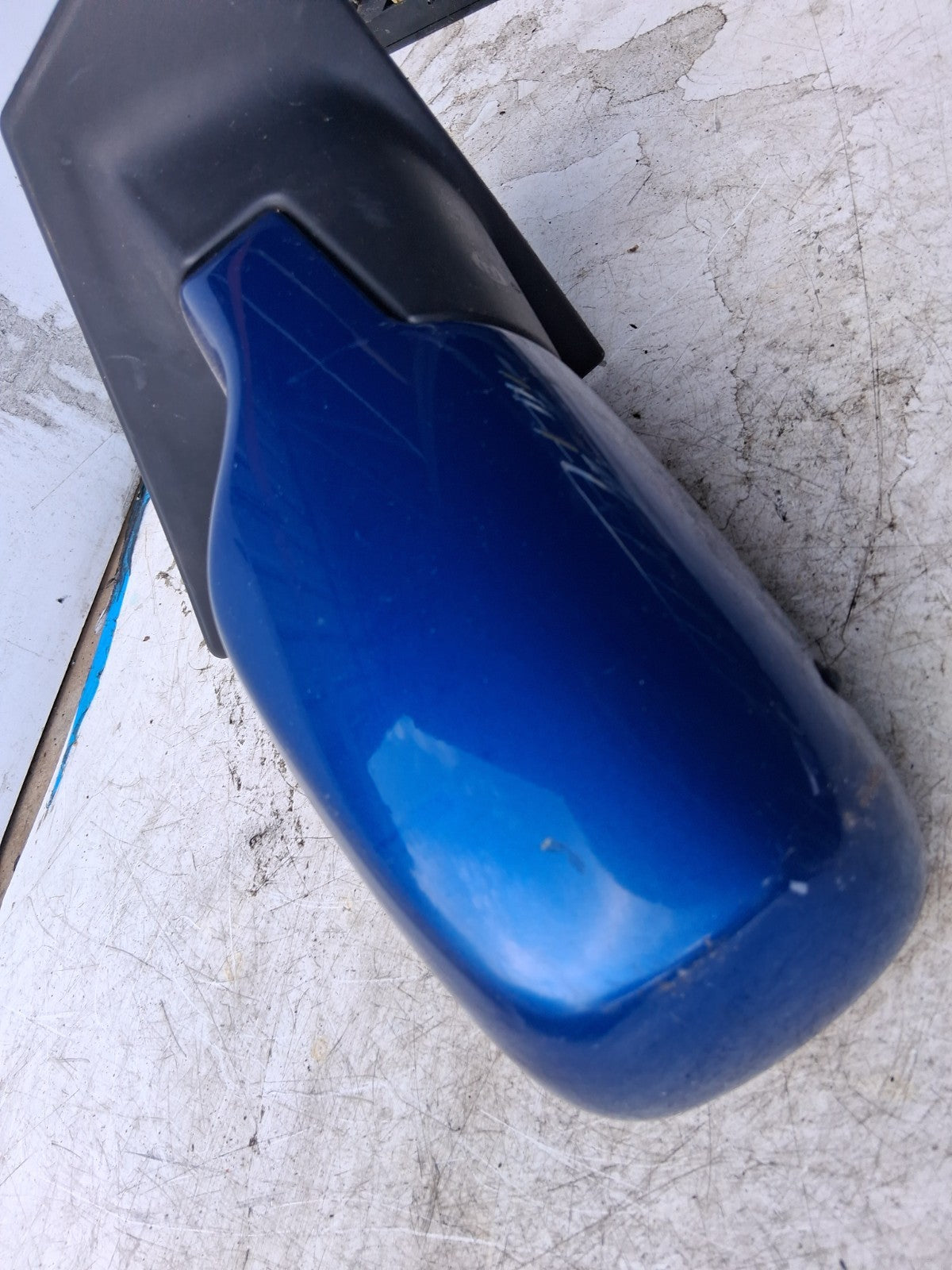 2008 RENAULT CLIO MK3 OSF DRIVER SIDE FRONT ELECTRIC WING MIRROR BLUE