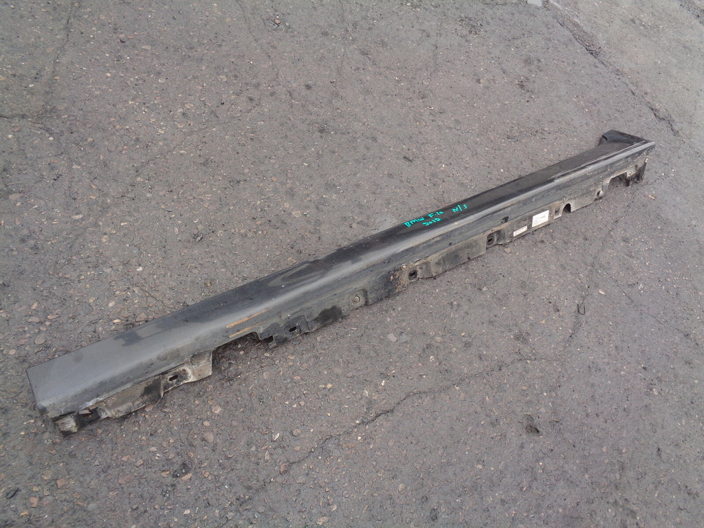 BMW 5 SERIES F10 2012 NS PASSENGER SIDE SKIRT BLACK 7237081