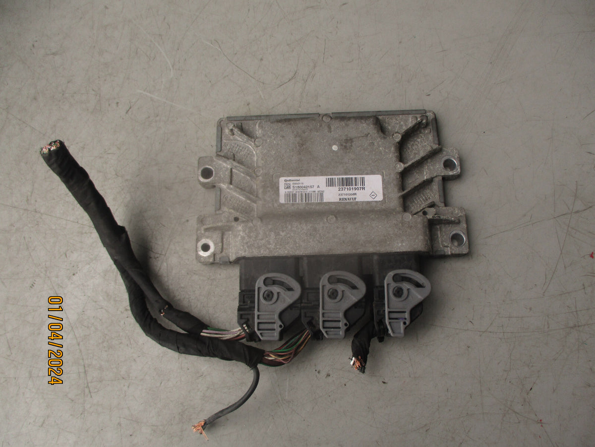 2011 RENAULT CLIO 1.2 PETROL ENGINE CONTROL UNIT ECU 237101907R