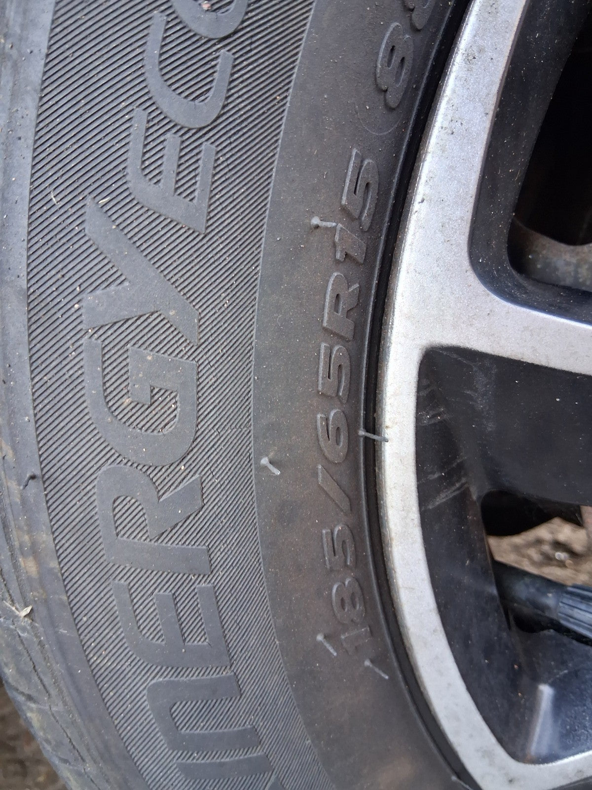 2014 PEUGEOT 208 15 INCH STEEL WHEEL WITH TYRE 185/65R15