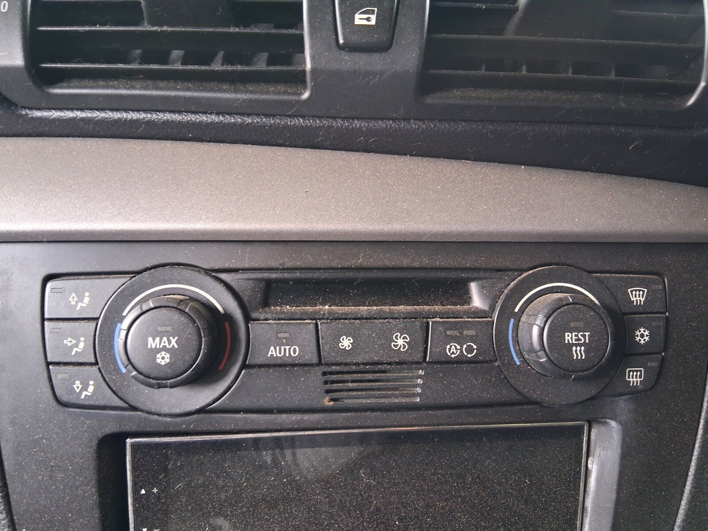 2011 BMW 1 SERIES AC HEATER CLIMATE CONTROL SWITCH PANEL