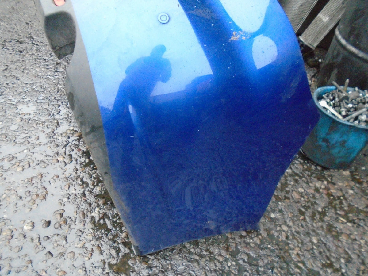 MAZDA 6 ESTATE 2009 COMPLETE REAR BACK PLASTIC BUMPER WITH REFLECTORS BLUE