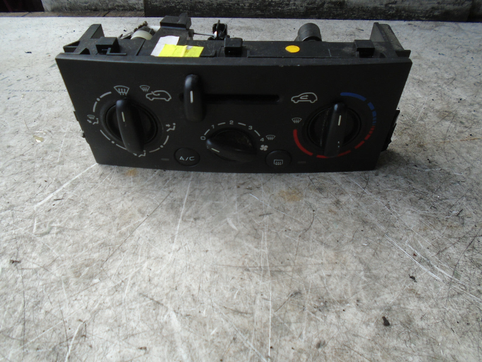 PEUGEOT 207 2008 HEATER AC CLIMATE CONTROL PANEL SWITCH