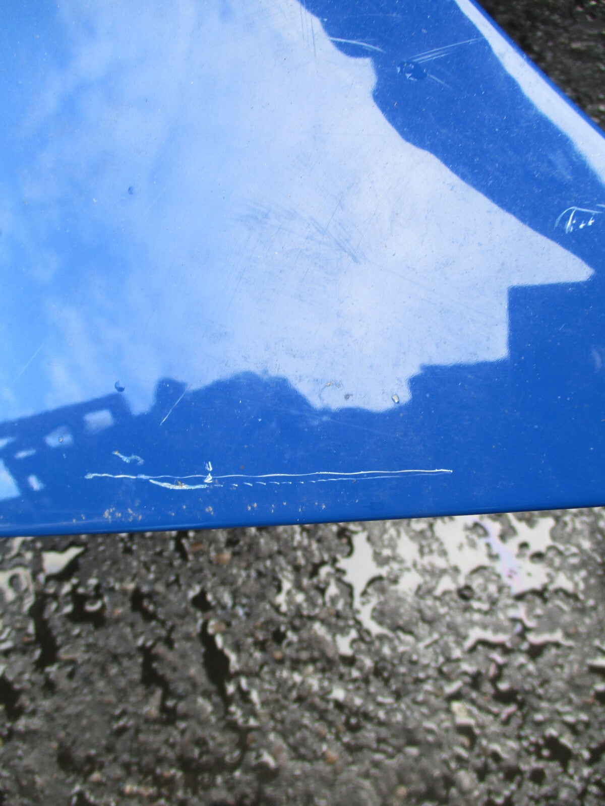 2014 CITROEN BERLINGO MK2 FRONT BONNET PANEL BLUE KPV