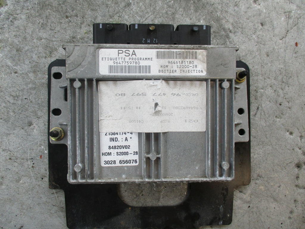 PEUGEOT 307 2006 1.4 16V (KFU) ECU ENGINE CONTROL UNIT 9647759780