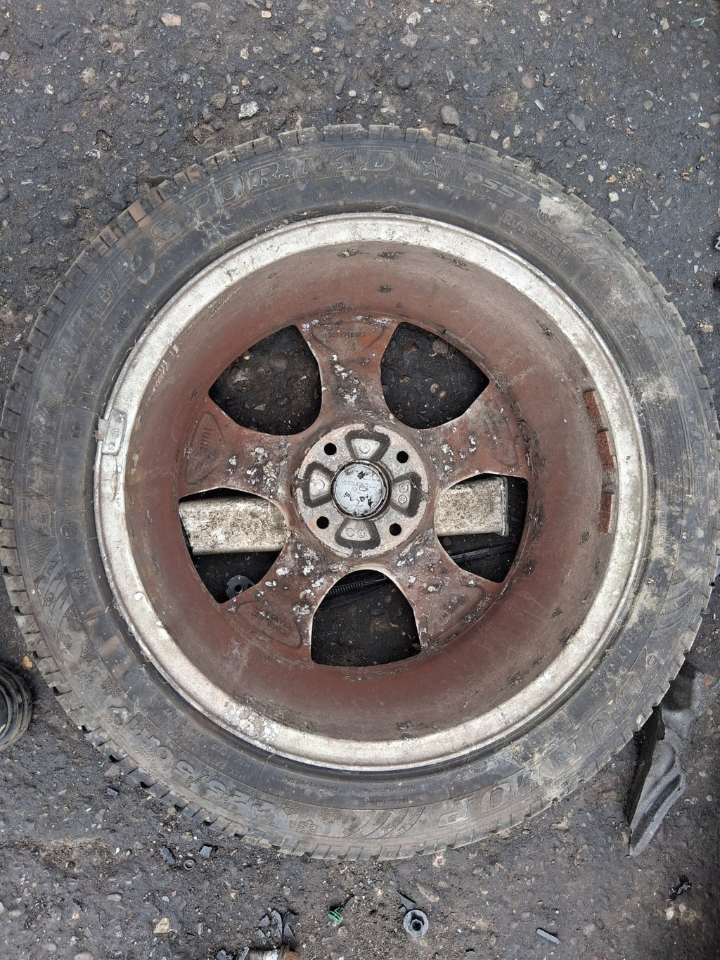 2012 PEUGEOT 3008 MK1 17 INCH ALLOY WHEEL WITH TYRE 225/50R17