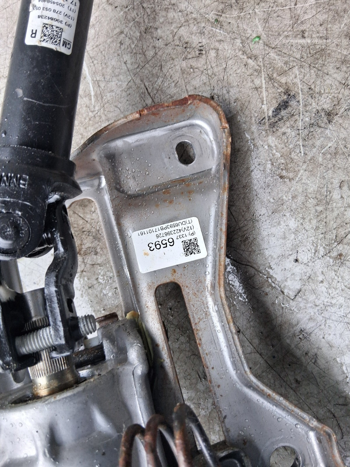 2017 ZAFIRA C TOURER STEERING COLOUMN WITH IGNITION BARREL & KEY 23284104