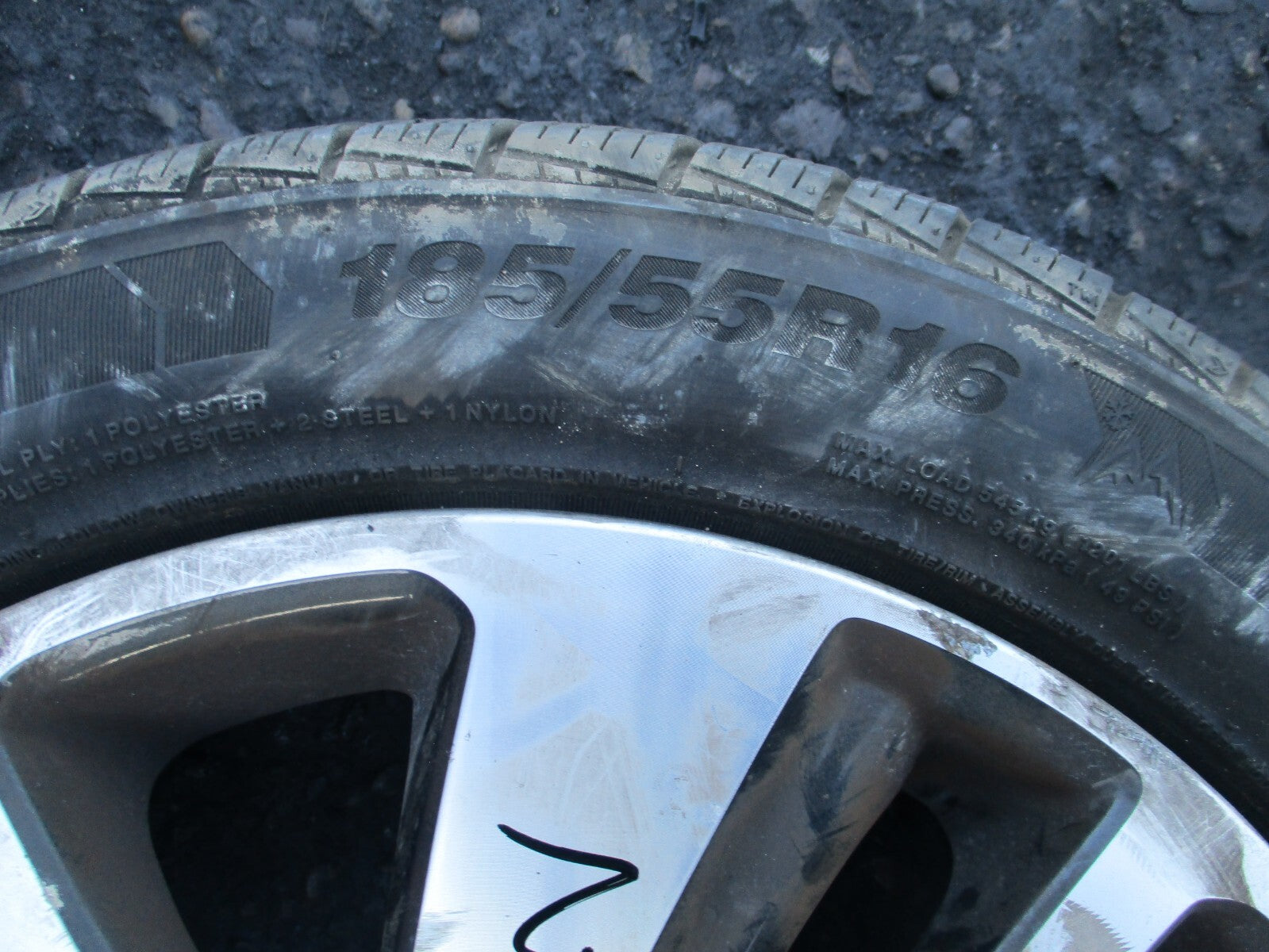 2018 SUZUKI SWIFT MK4 16 INCH ALLOY WHEEL WITH TYRE 185/55R16 REF  2