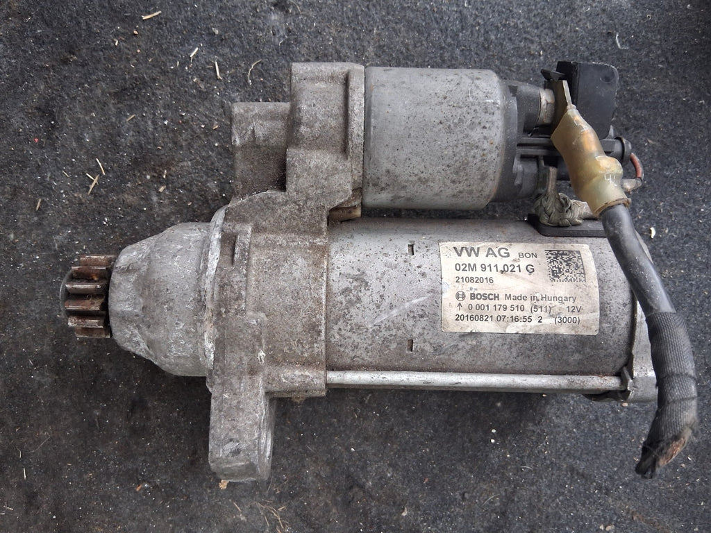 2017 VW VOLKSWAGEN POLO MK5 1.0 PETROL STARTER MOTOR 02M911021G