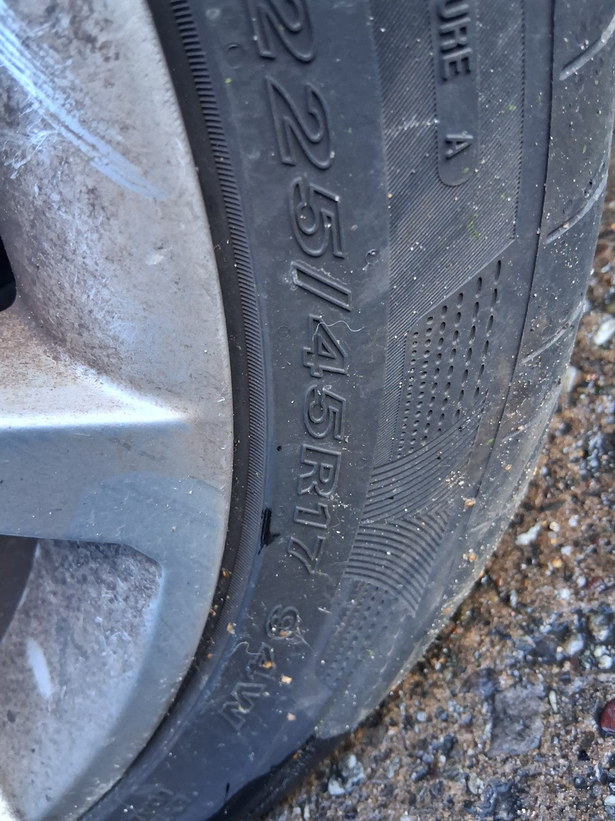 2025 AUDI A3 8Y HATCHBACK 17 INCH ALLOY WHEEL WITH TYRE 225/45R17