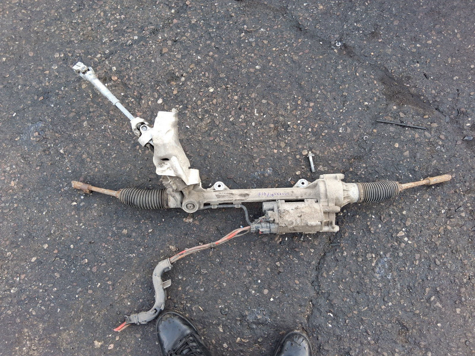 2010 BMW 5 SERIES F10 POWER STEERING RACK 7802277794