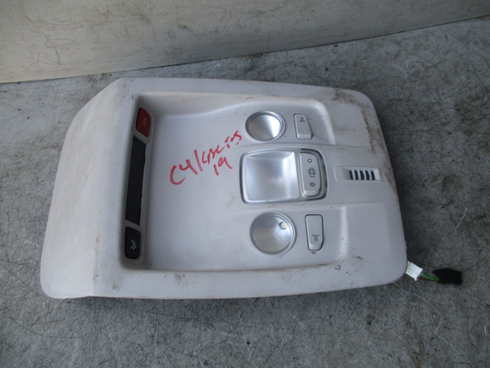 2019 CITROEN C4 CACTUS FRONT ROOF INTERIOR READING LIGHT LAMP
