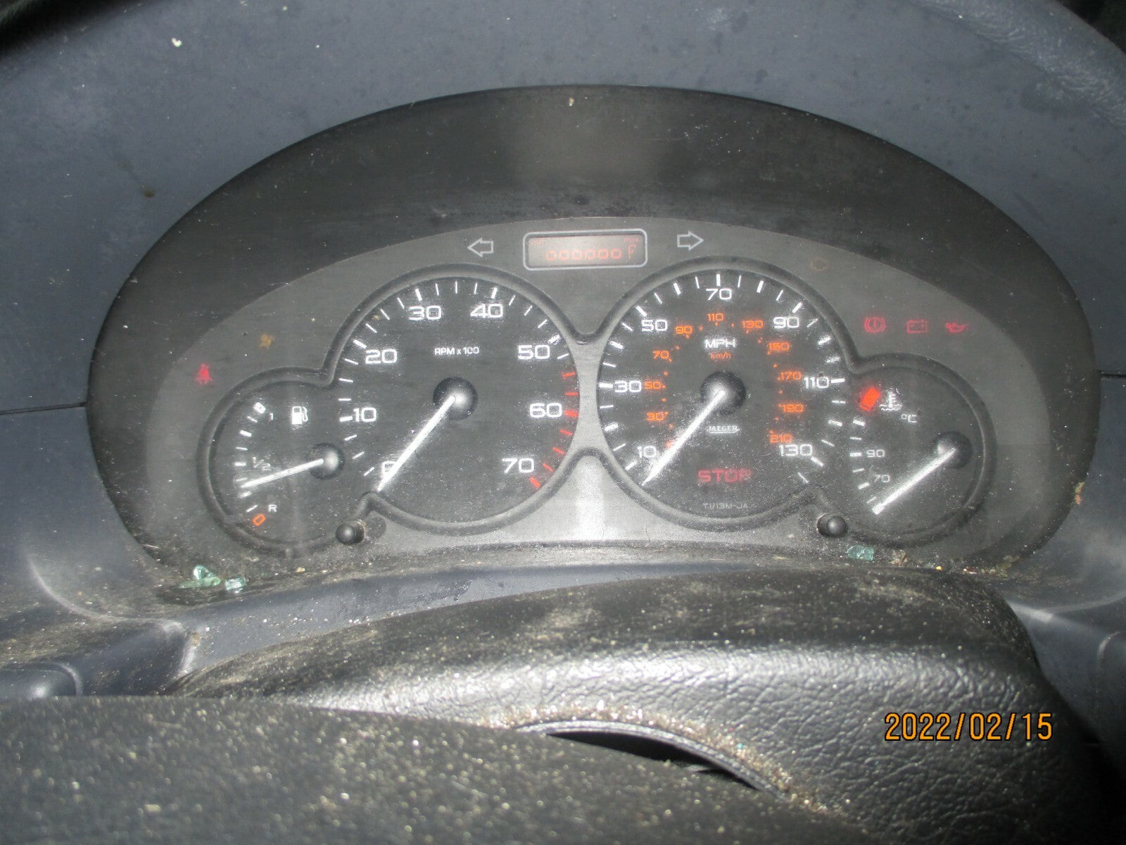 PEUGEOT PARTNER 2010 MK1 1.6 DIESEL MANUAL SPEEDOMETER INSTRUMENT CLUSTER