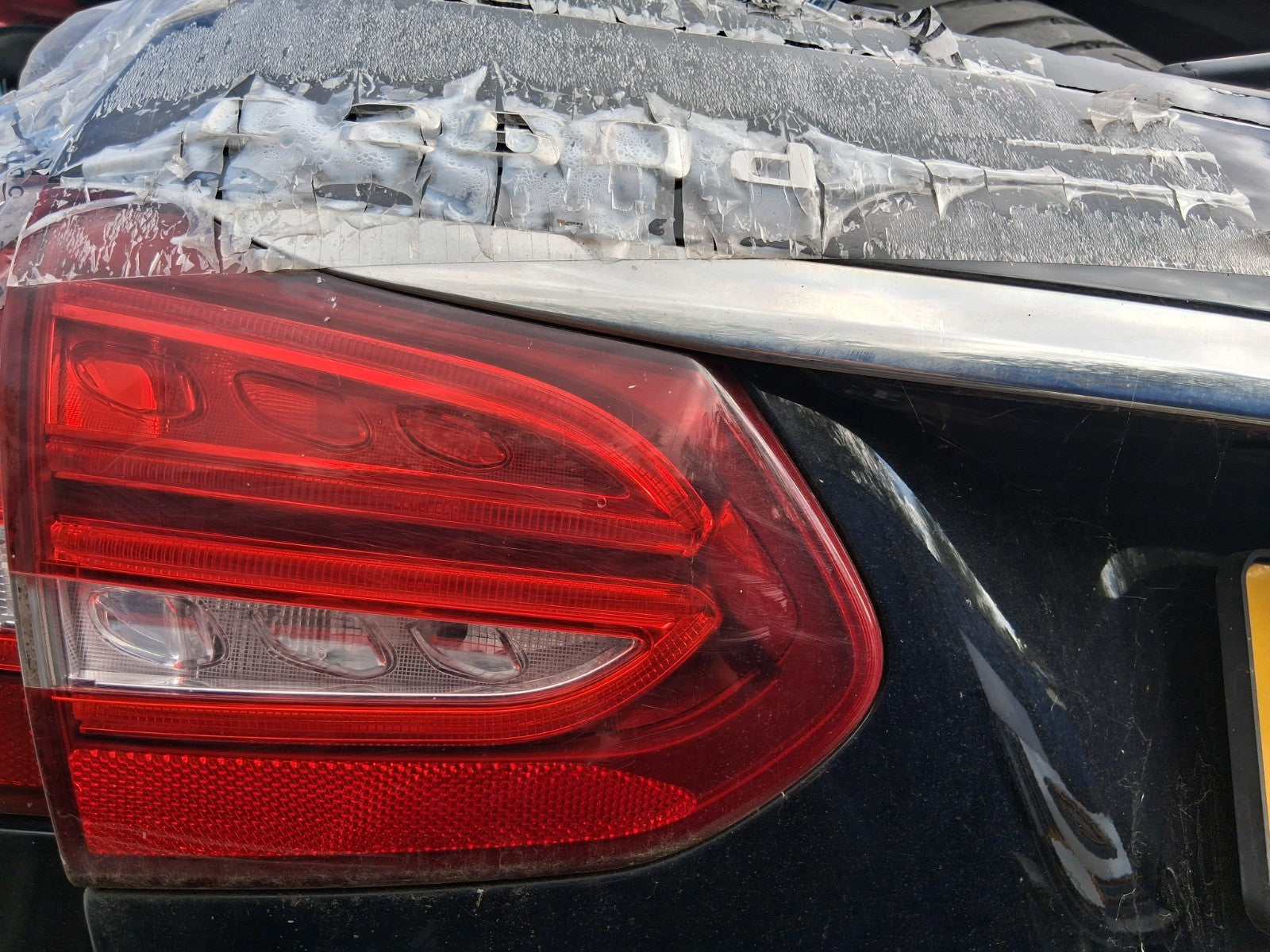 2016 MERCEDES C CLASS W205 NSR PASSENGER SIDE REAR LEFT INNER TAIL LIGHT