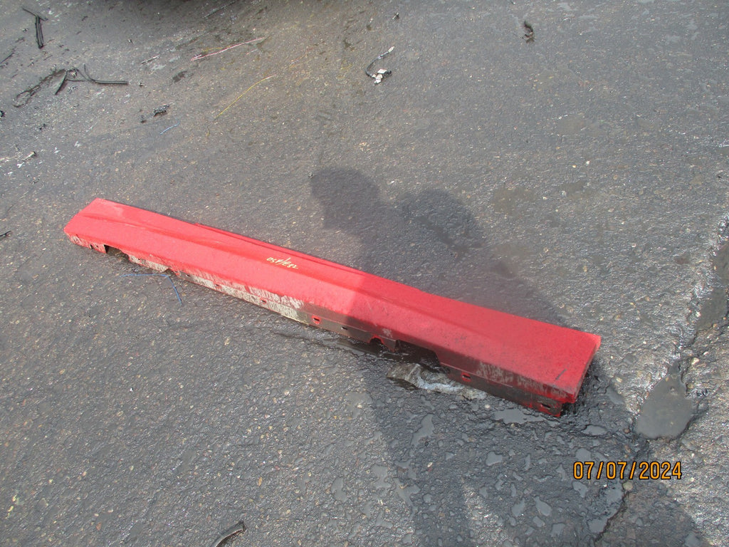 BMW 1 SERIES E82 2009 NS PASSENGER SIDE SKIRT VALANCE RED