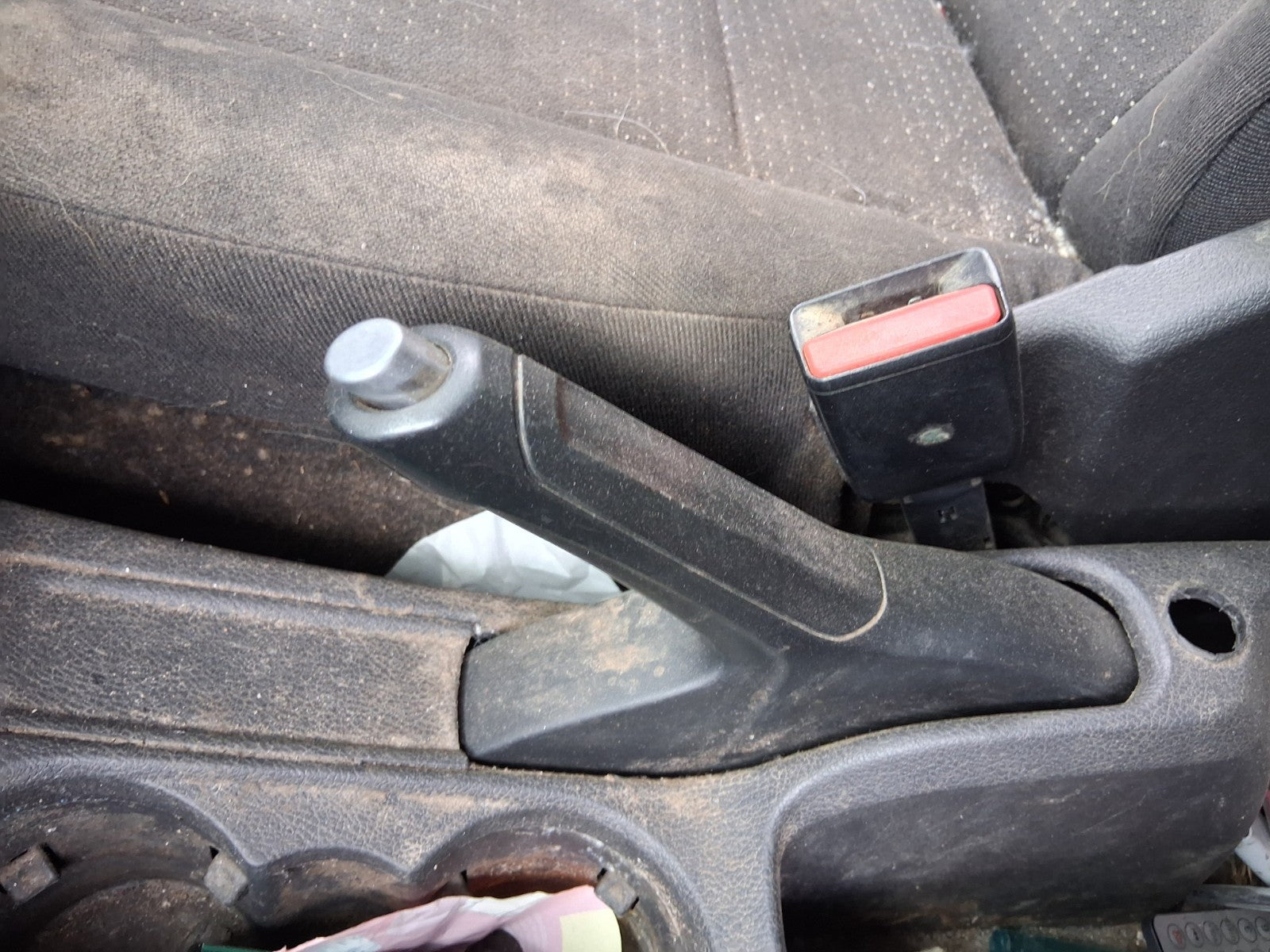 2015 FORD TRANSIT COURIER MK1 MANUAL PARKING HANDBRAKE LEVER MECHANISM
