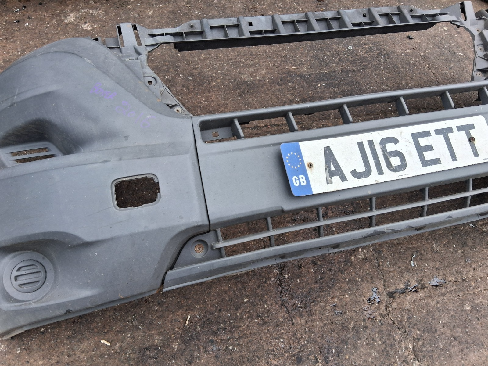 2016 PEUGEOT BOXER MK3 COMPLETE FRONT BUMPER WITHOUT GRILL