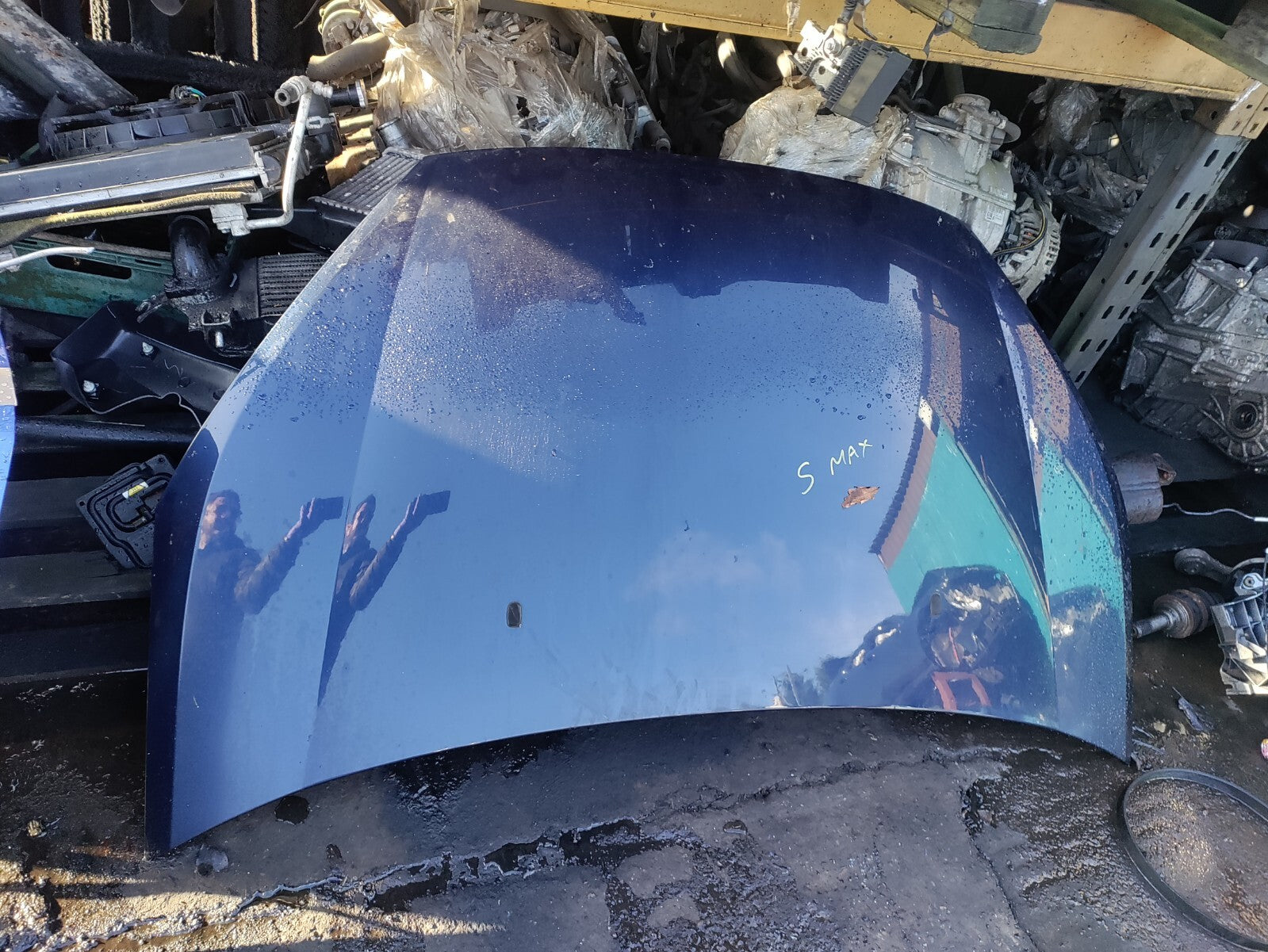 FORD S MAX MK1 2008 FRONT COMPLETE BONNET HOOD PANEL BLUE