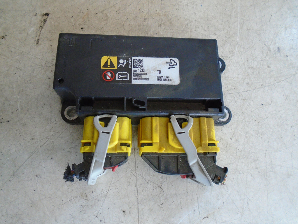 VAUXHALL CORSA E 2018 SAFETY BAG CONTROL MODULE 13511833