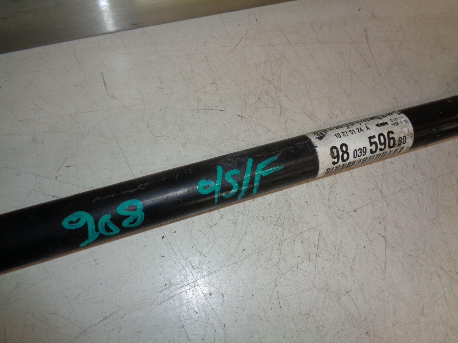 PEUGEOT 208  MK1 1.2 MANUAL PETROL OSF DRIVER SIDE FRONT DRIVESHAFT 9803959680
