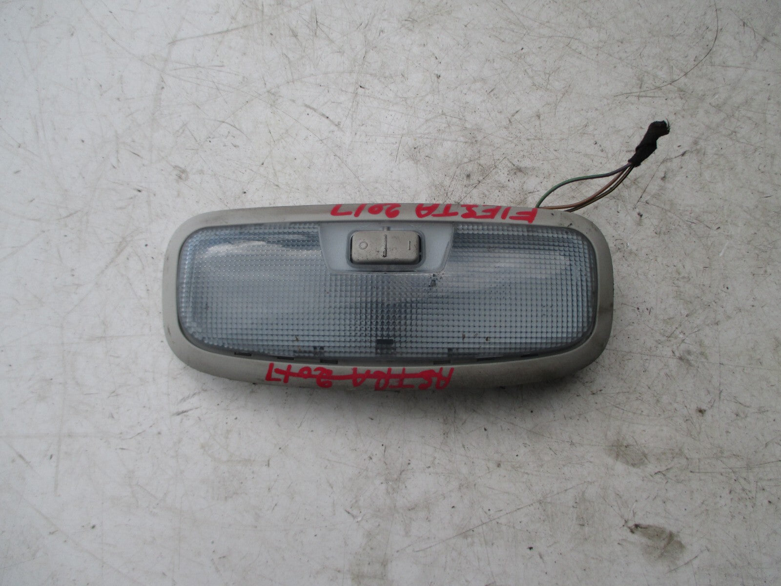 FORD FIESTA 2017 MK7 REAR INTERIOR ROOF READING MAP LIGHT LAMP SWITCH