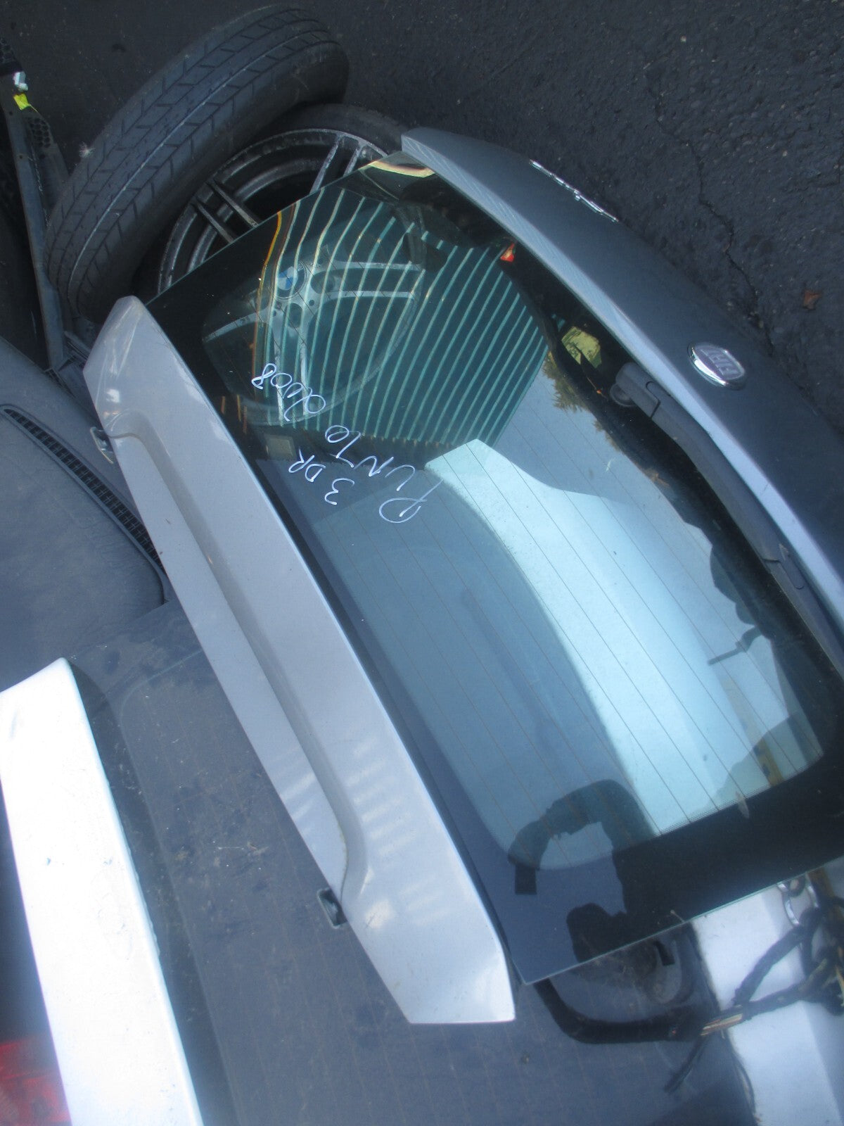 FIAT GRANDE PUNTO MK3 2008 REAR TAILGATE BOOTLID GREY