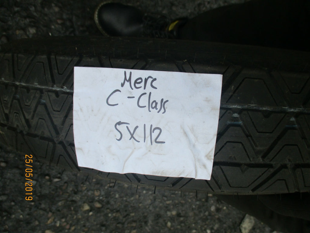 MERCEDES C CLASS CLK 5 STUD 16 INCH SPACE SAVER WHEEL CONTINENTAL 125/90 R16