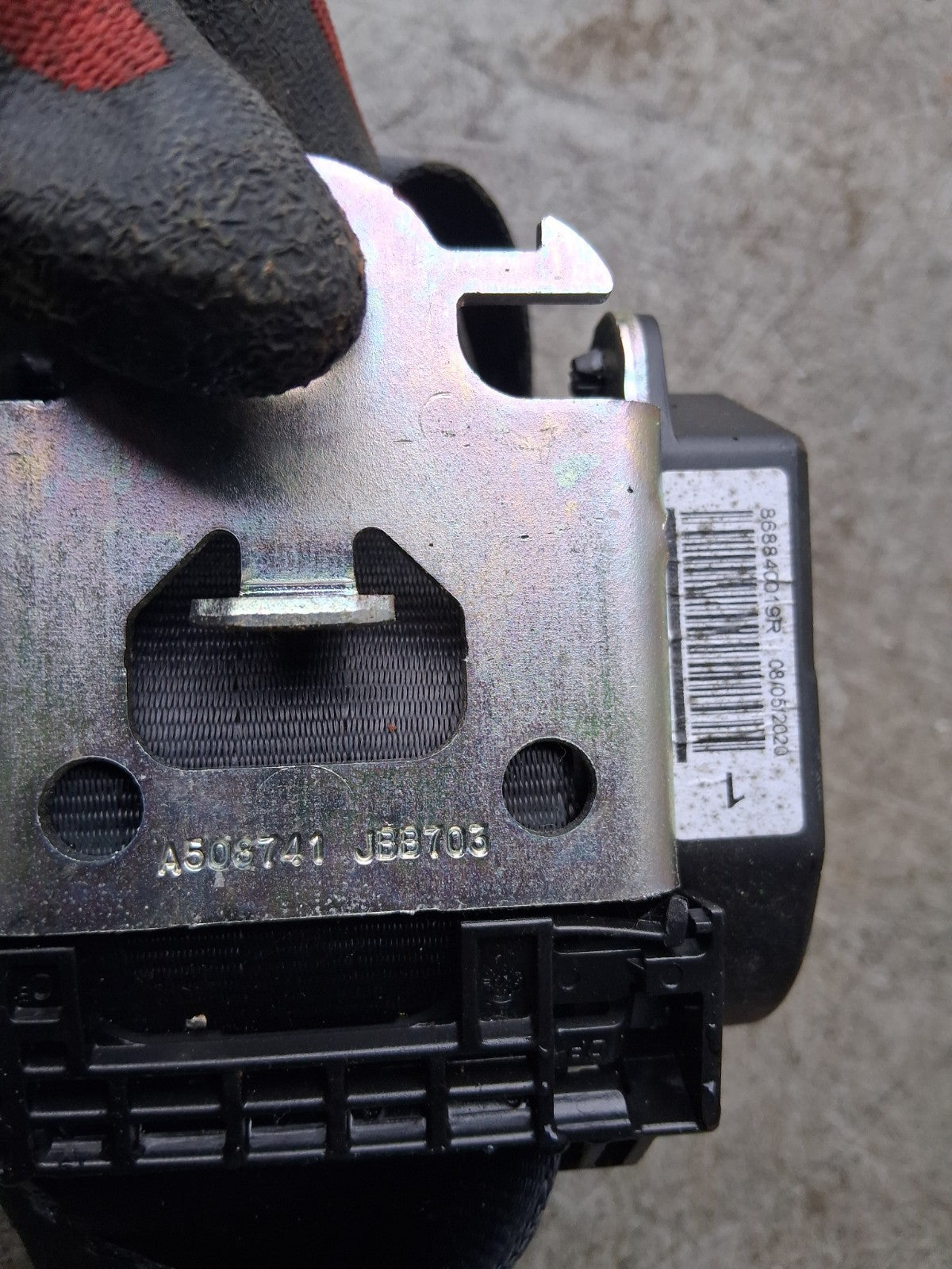 2020 RENAULT MASTER MK3 NSF PASSENGER SIDE FRONT LEFT SEAT BELT 868840019R