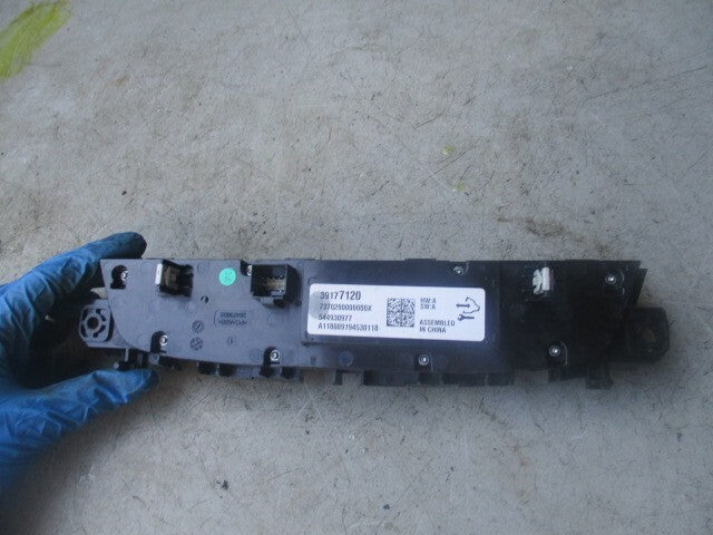 2019 VAUXHALL INSIGNIA CD RADIO HEATER CLIMATE CONTROL PANEL 39177120