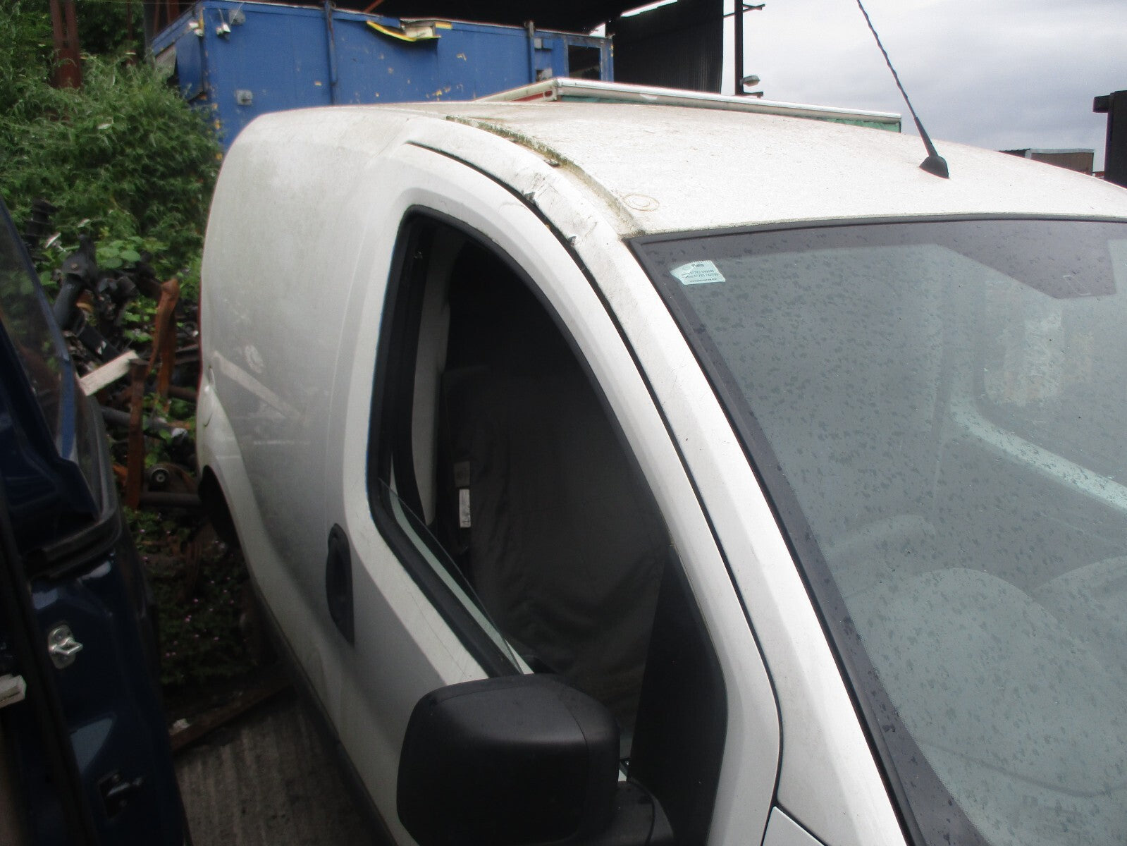 FIAT FIORINO 2011 OSF DRIVER SIDE FRONT BARE DOOR WHITE