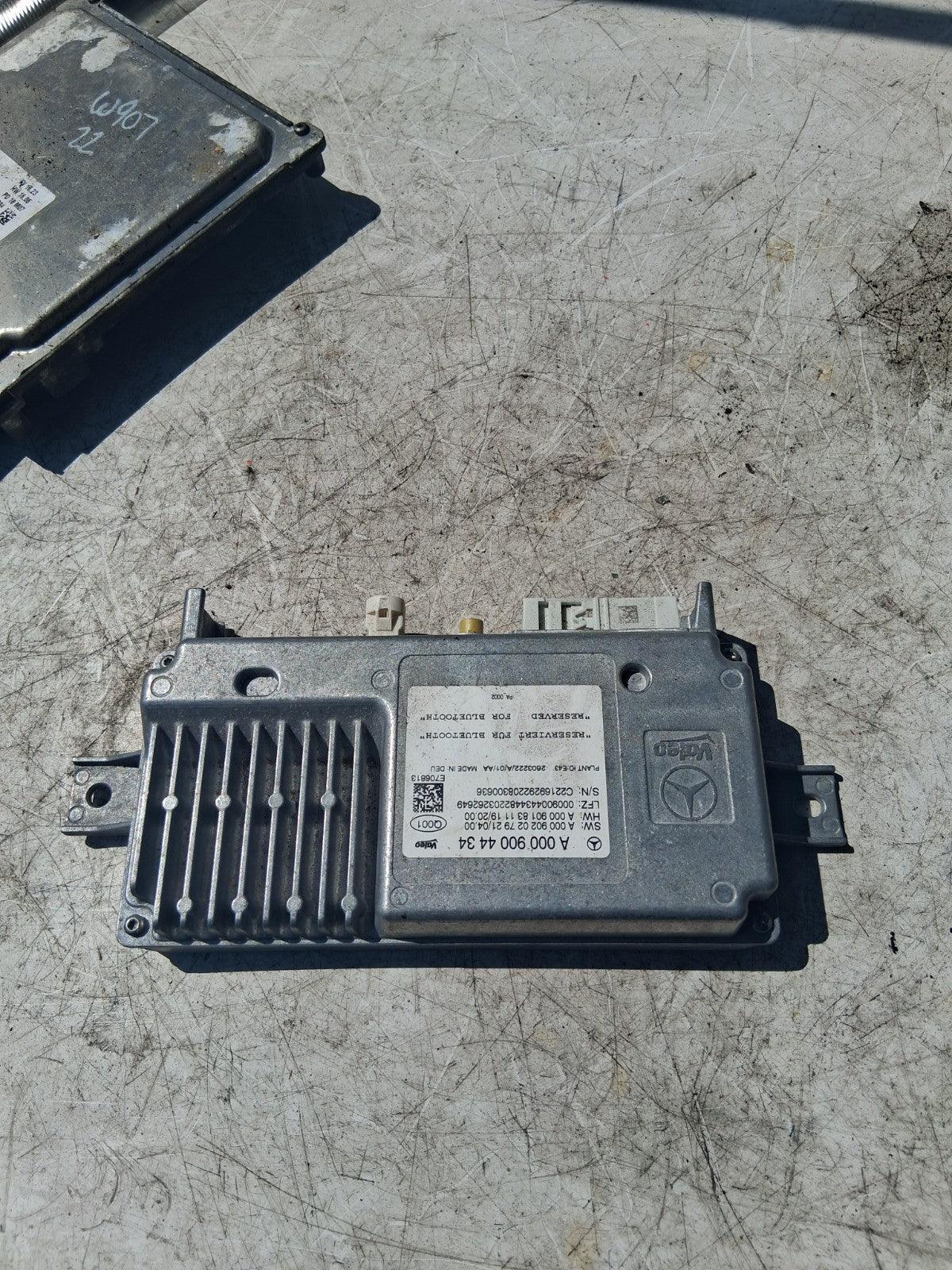 2022 MERCEDES BENZ SPRINTER W907 BLUETOOTH CONTROL MODULE A0009004434