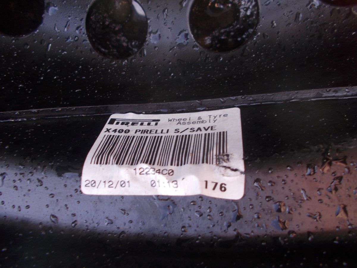 JAGUAR X TYPE X400 PIRELLI 16 INCH 5 STUD SPACE SAVER SPARE WHEEL 125/85 R16