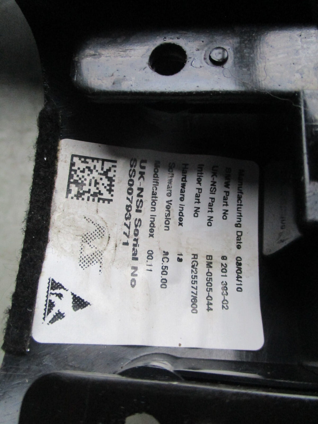 2010 MINI COOPER REV COUNTER TACHOMETER 9201393-02