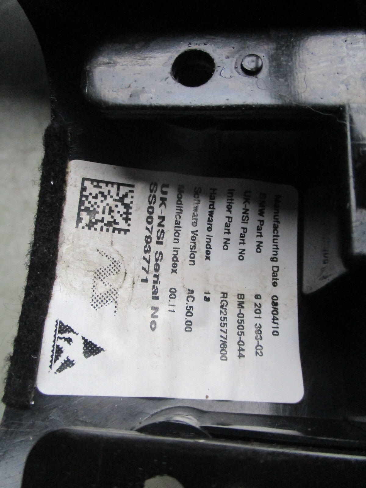 2010 MINI COOPER REV COUNTER TACHOMETER 9201393-02